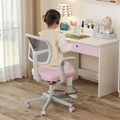 Kids Desk Chair with Adjustable Height and Footrest