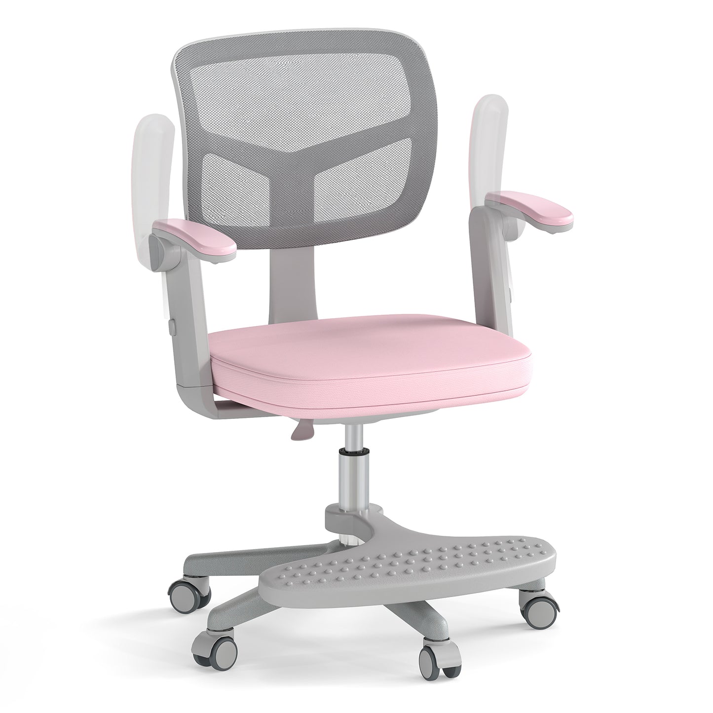 Kids Desk Chair with Adjustable Height and Footrest