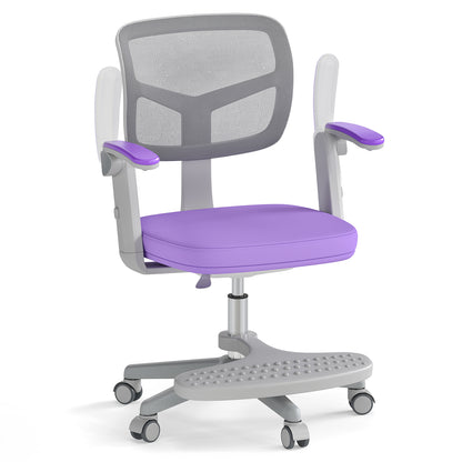 Kids Desk Chair with Adjustable Height and Footrest