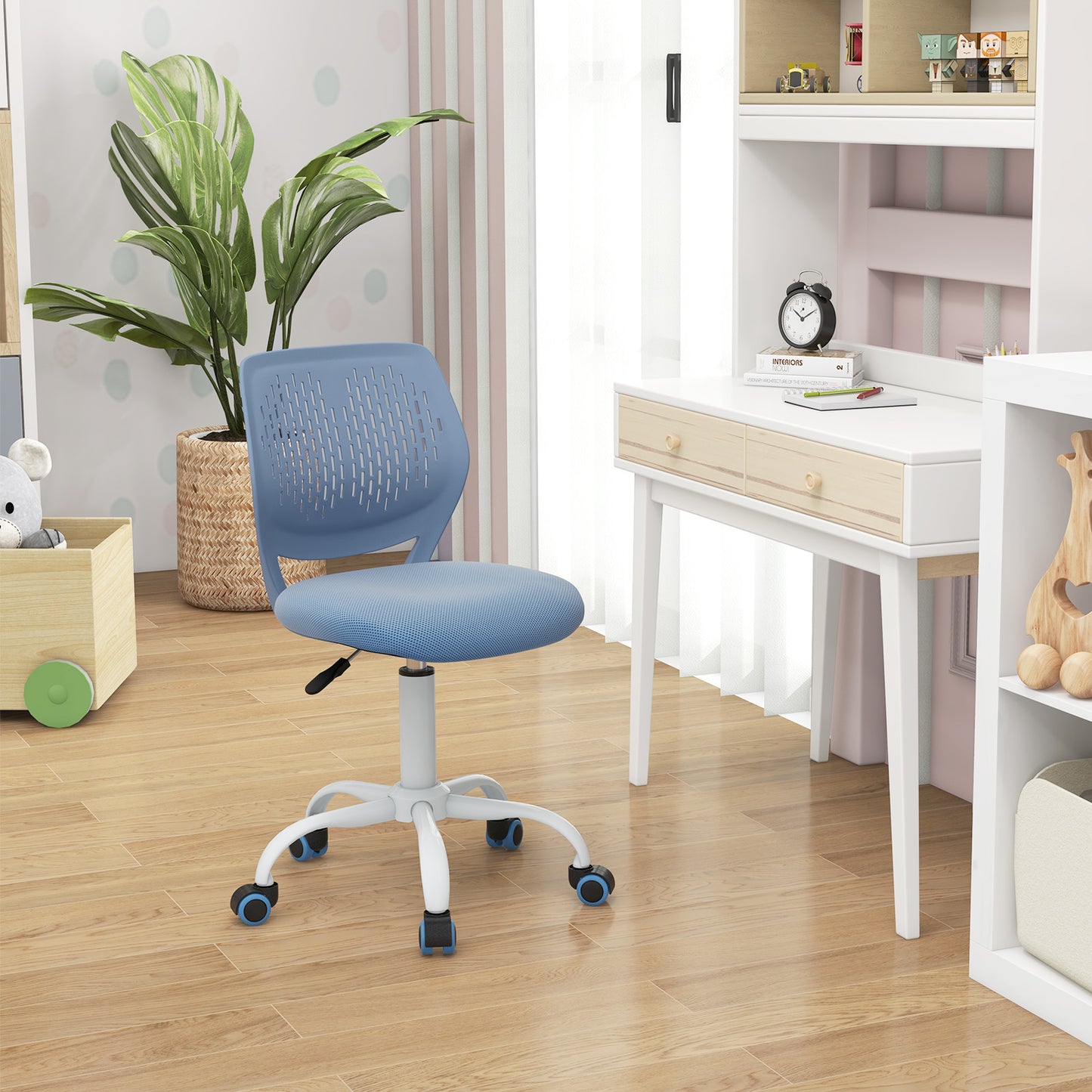 Kids Desk Chair with Adjustable Height and Mesh Back
