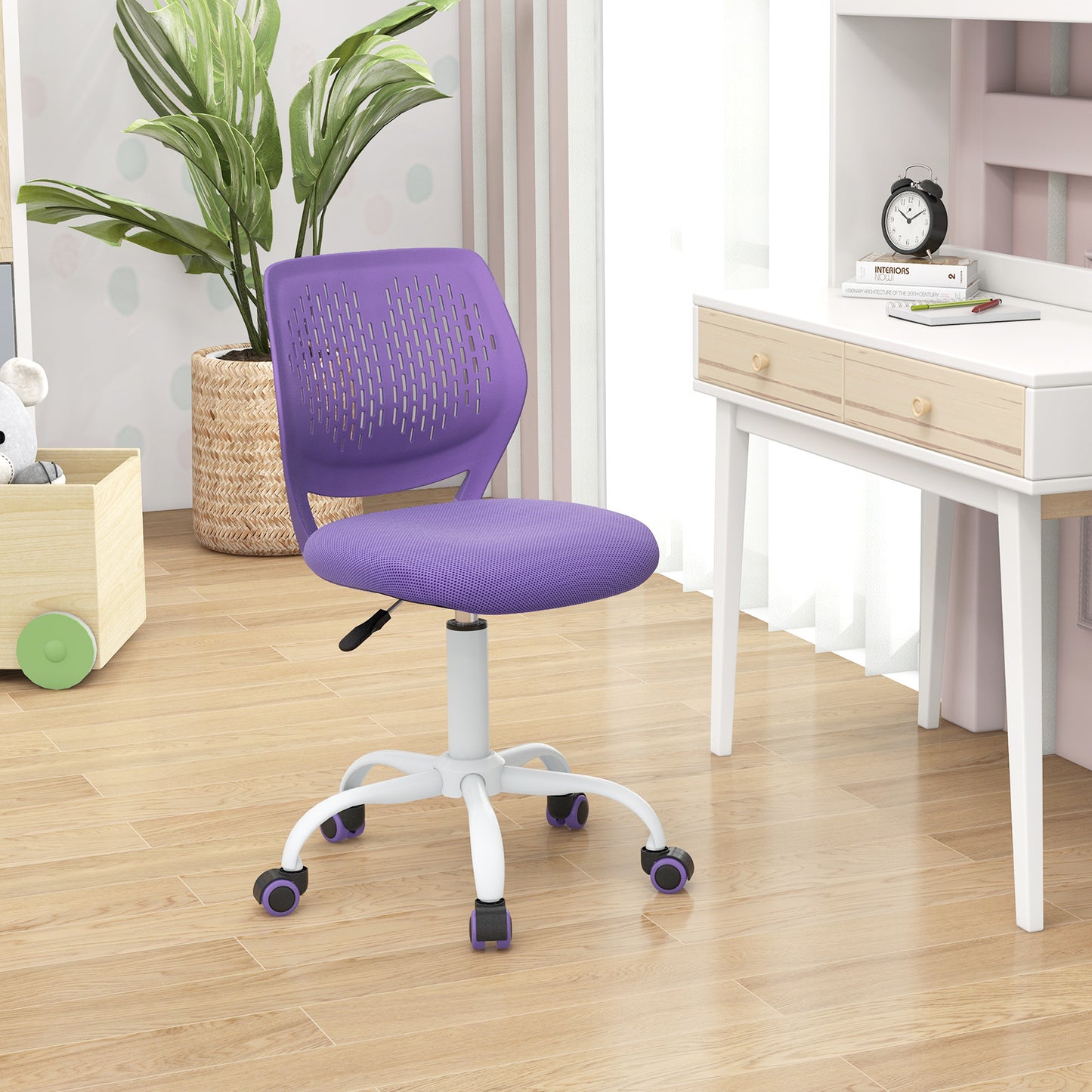 Kids Desk Chair with Adjustable Height and Mesh Back