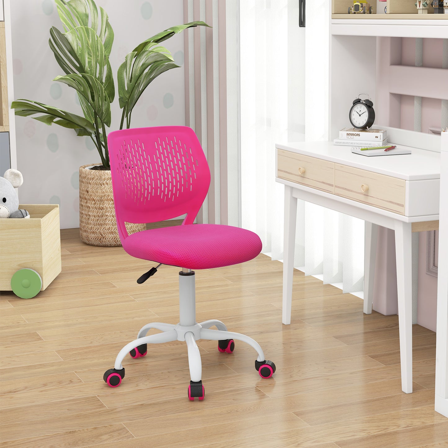 Kids Desk Chair with Adjustable Height and Mesh Back