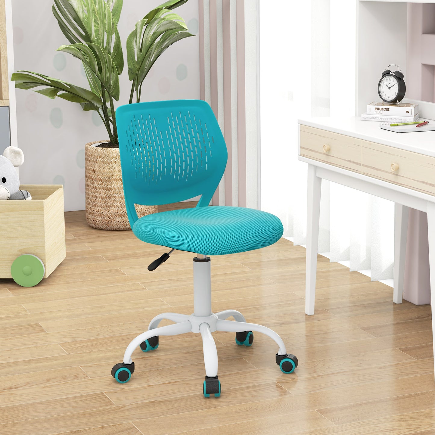 Kids Desk Chair with Adjustable Height and Mesh Back