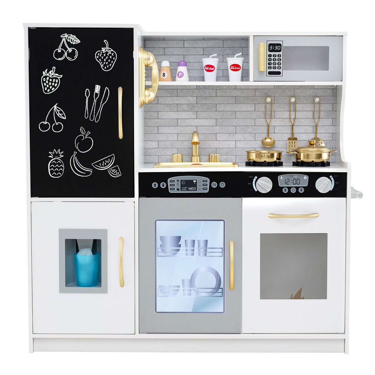 Toddler Pretend Play Kitchen for Boys and Girls 3-6 Years Old