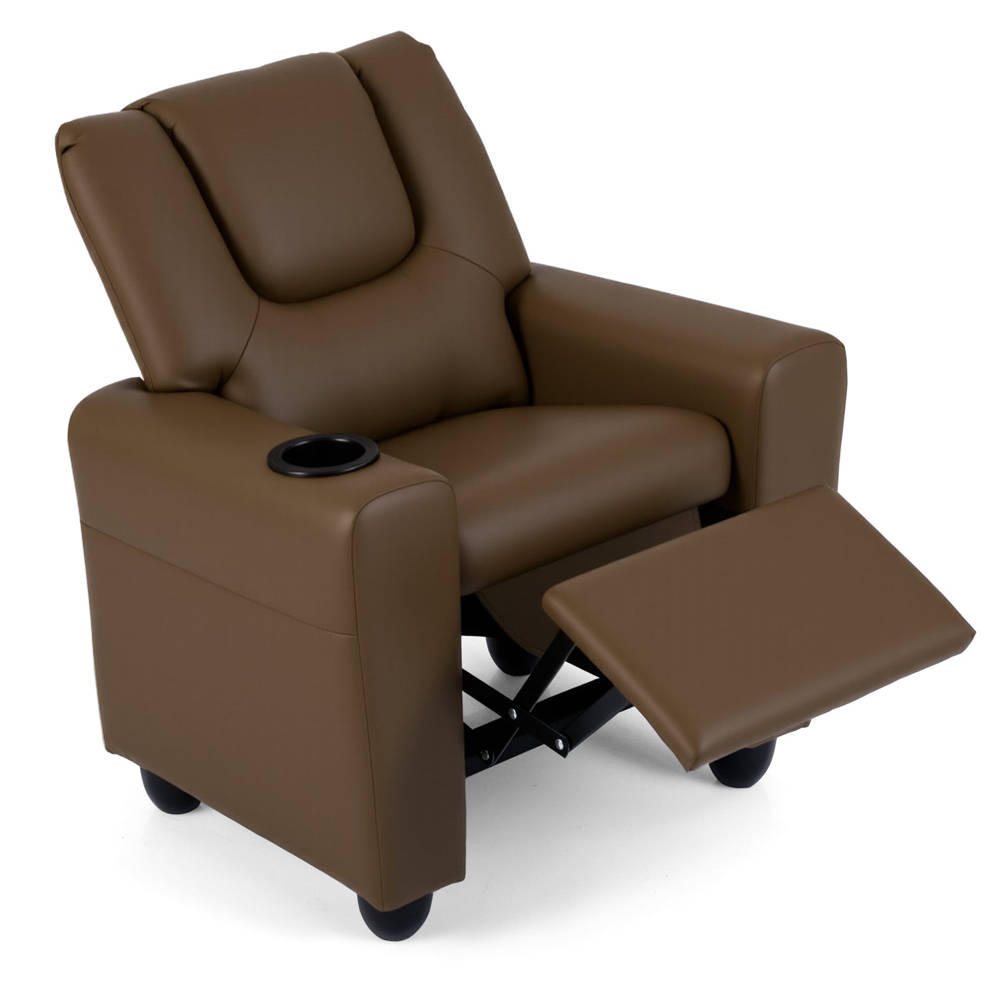Kids Recliner Chair with Cup Holder and Footrest