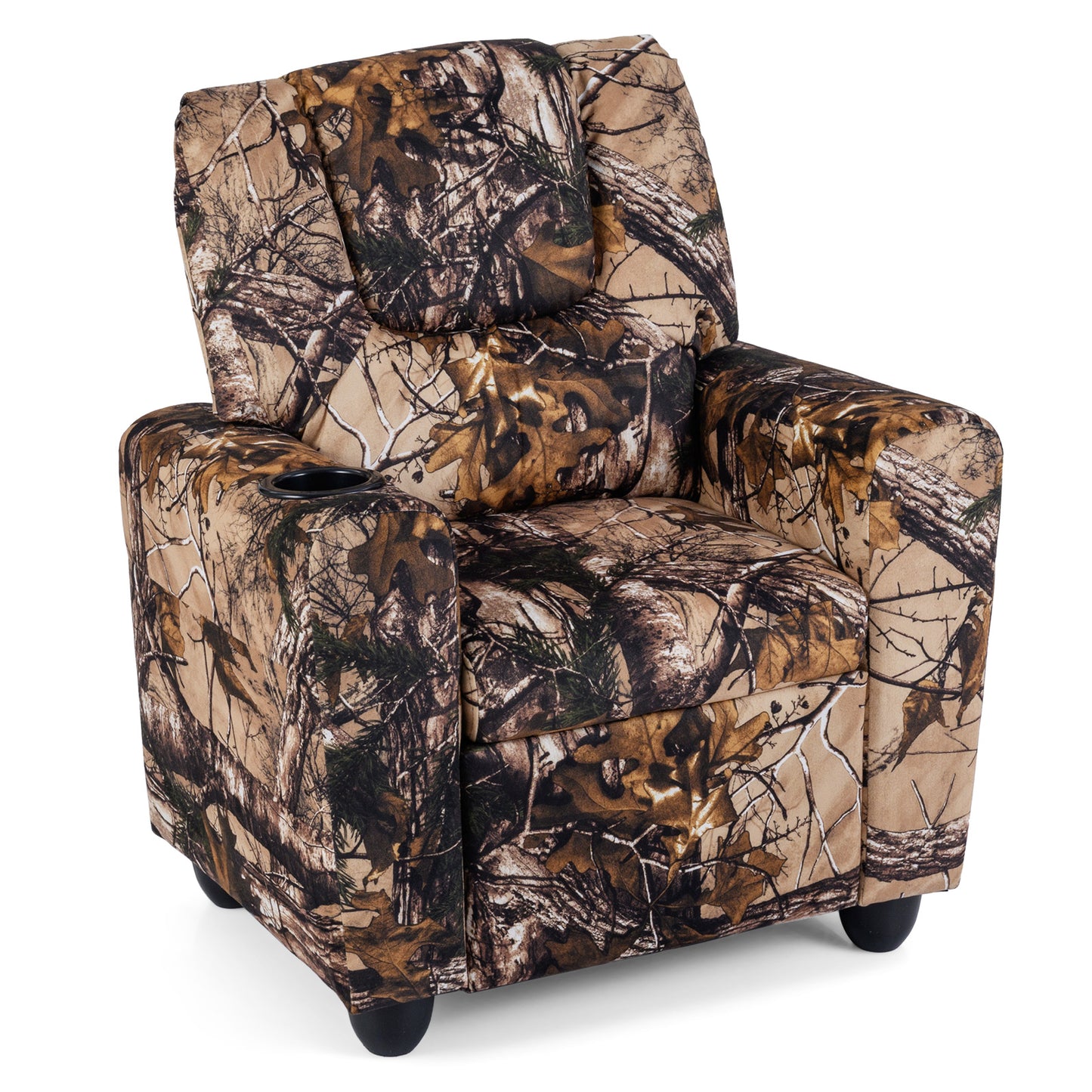 Kids Recliner Chair with Cup Holder and Footrest