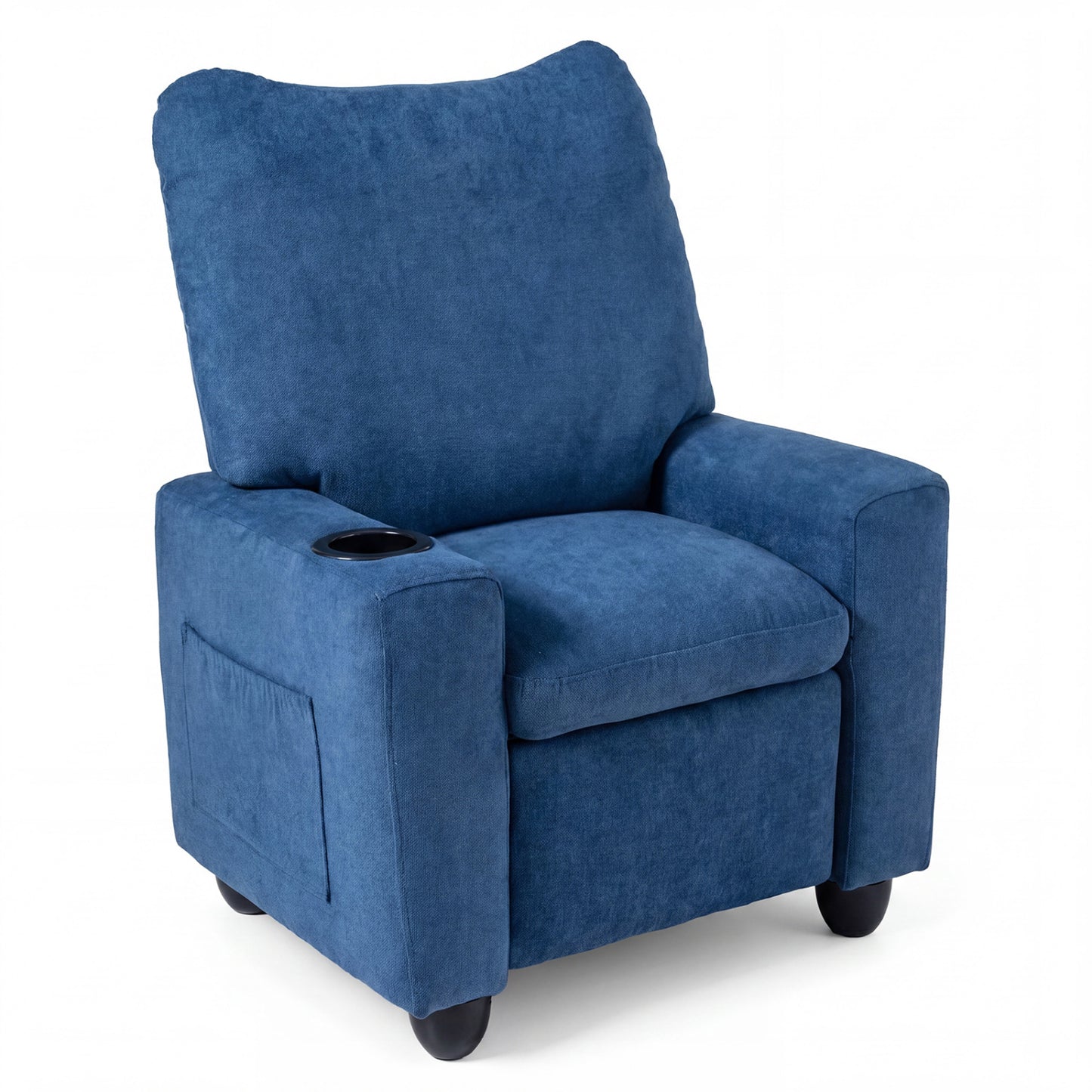 Kids Recliner Chair with Adjustable Footrest and Cup Holder