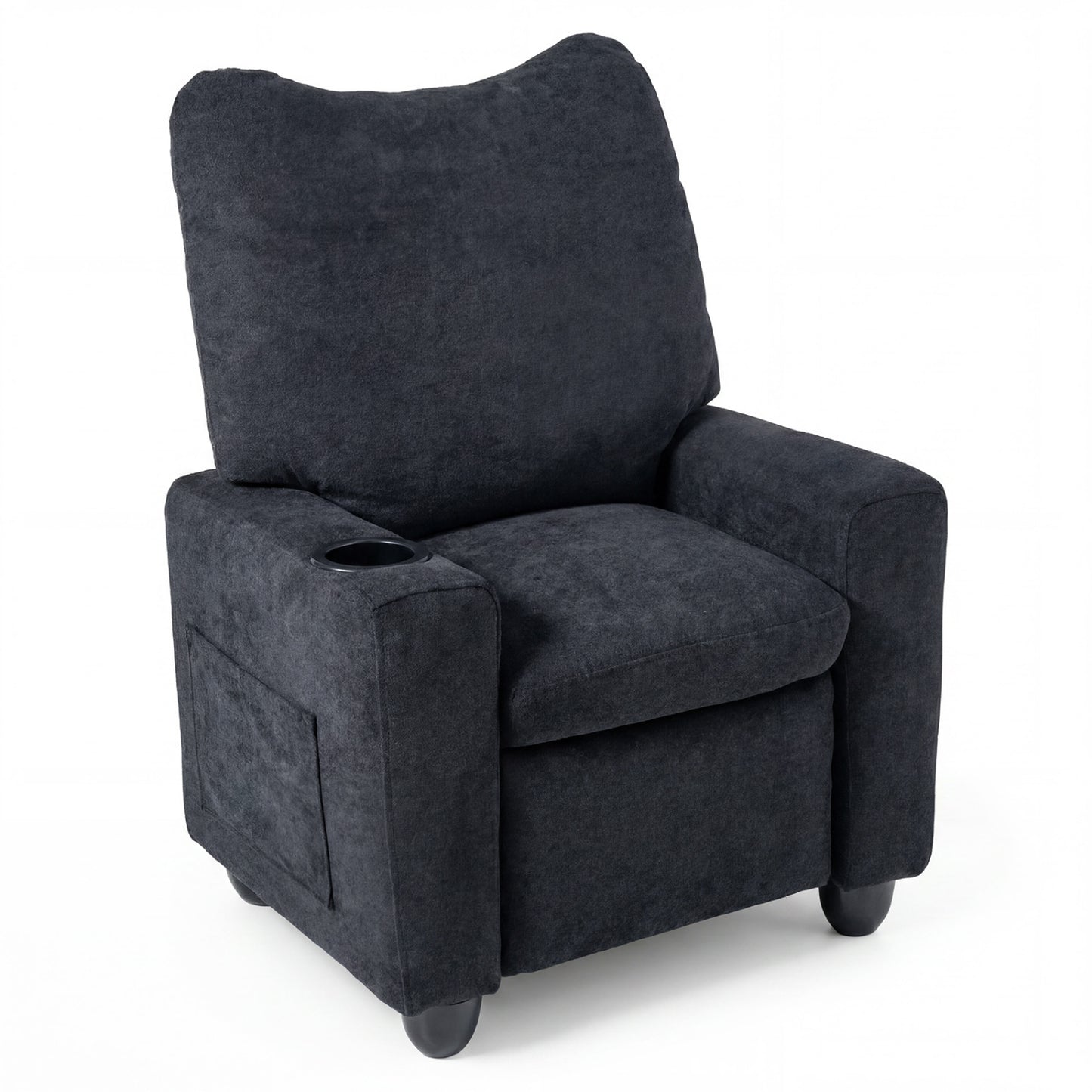Kids Recliner Chair with Adjustable Footrest and Cup Holder