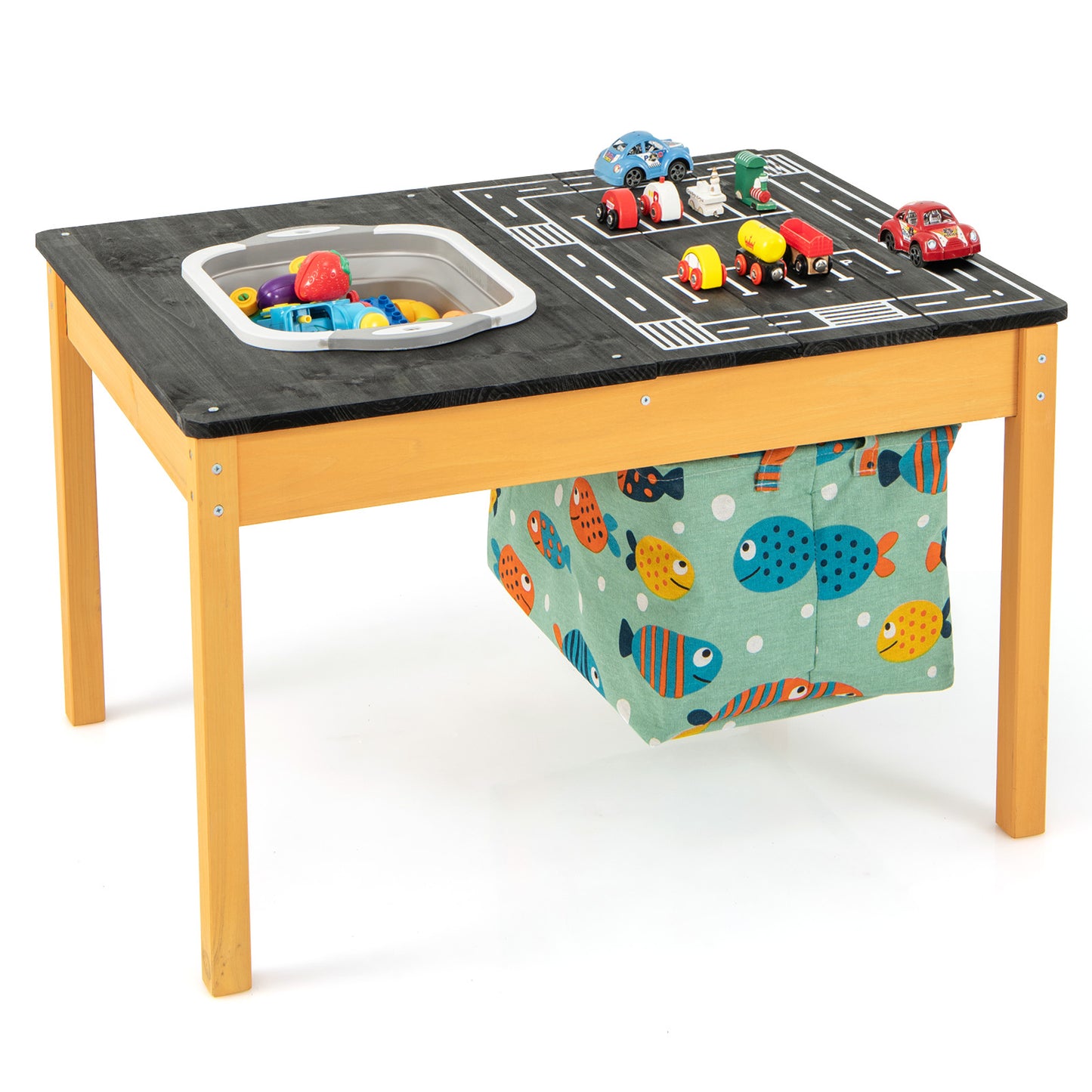 Kids Sand and Water Activity Table with Foldable Storage