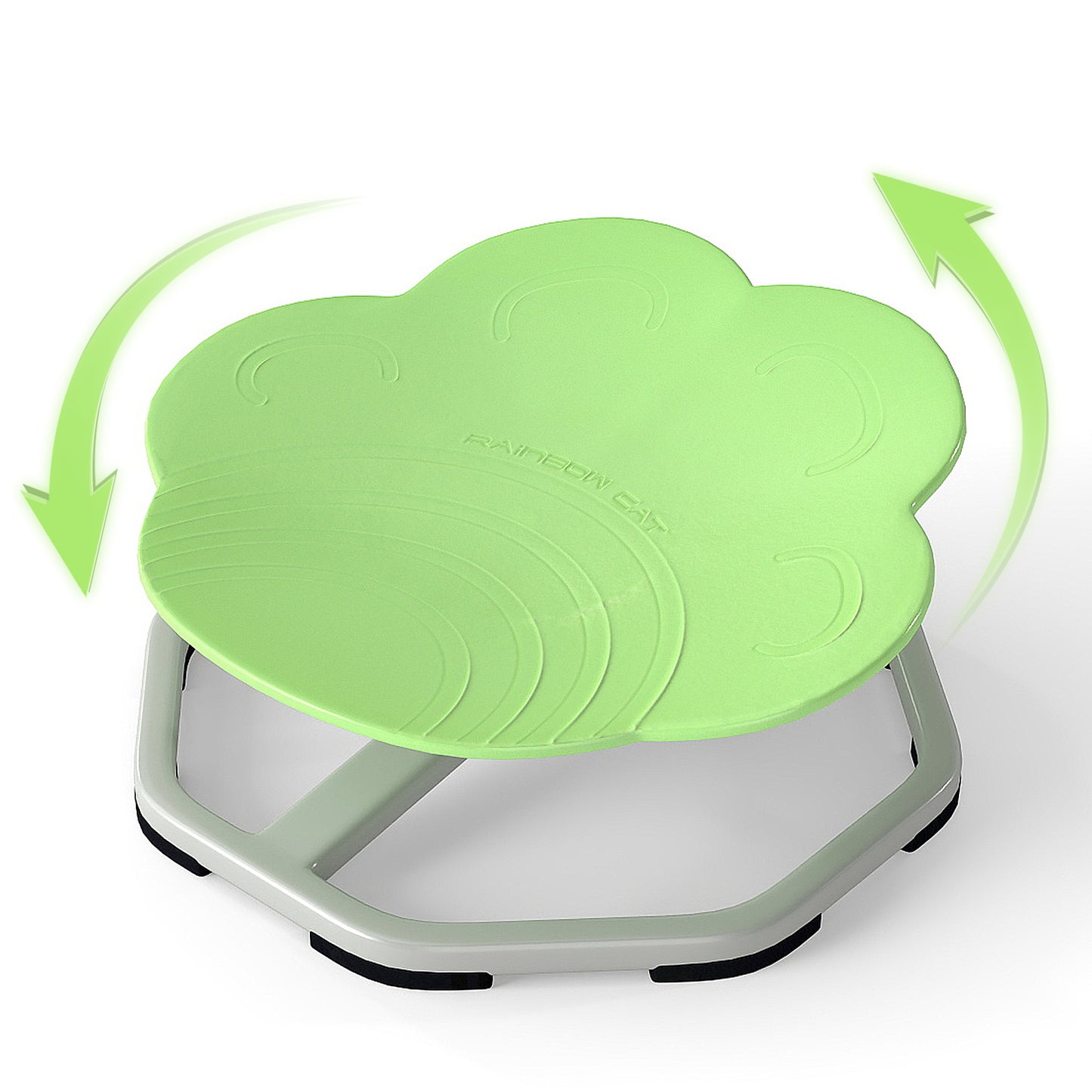 Kids Sensory Swivel Chair 360° Spinning Seat with Metal Base