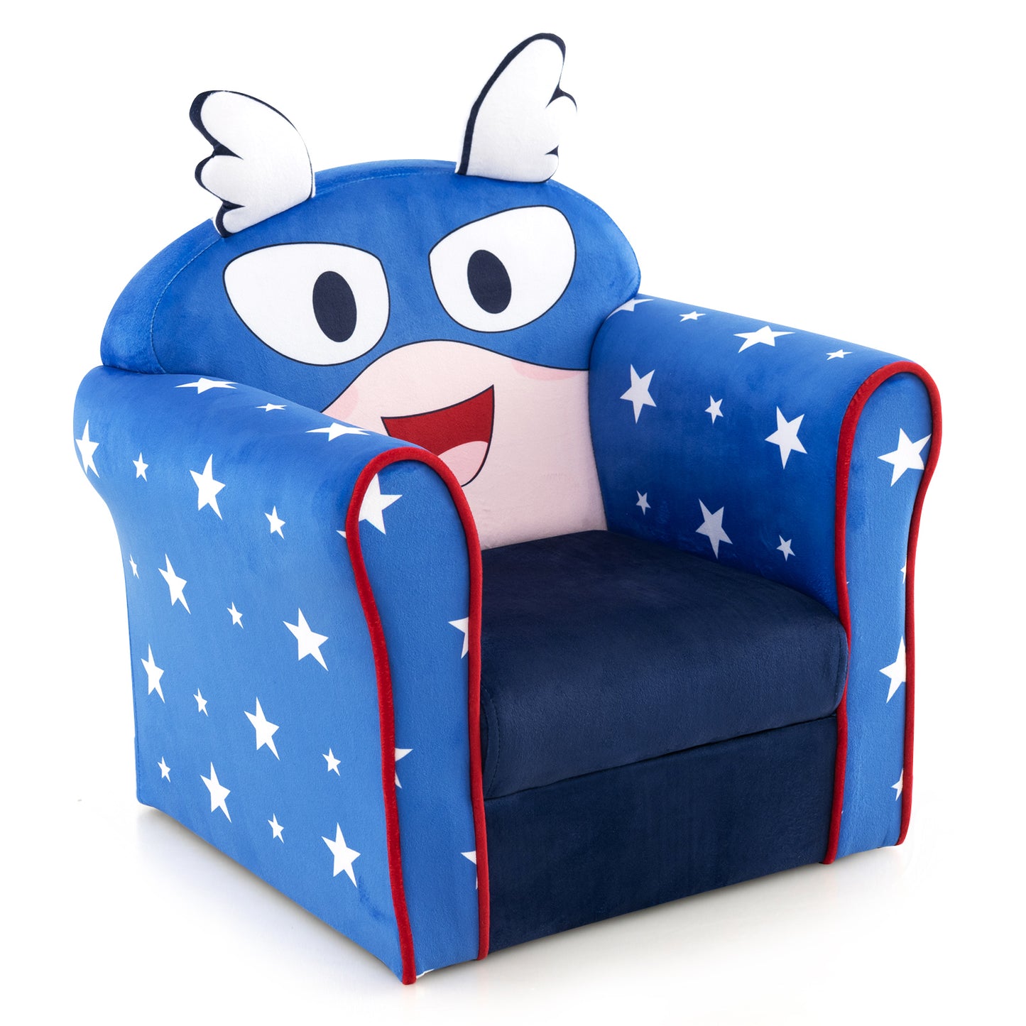 Kids Sofa Chair with Armrests and Thick Cushion