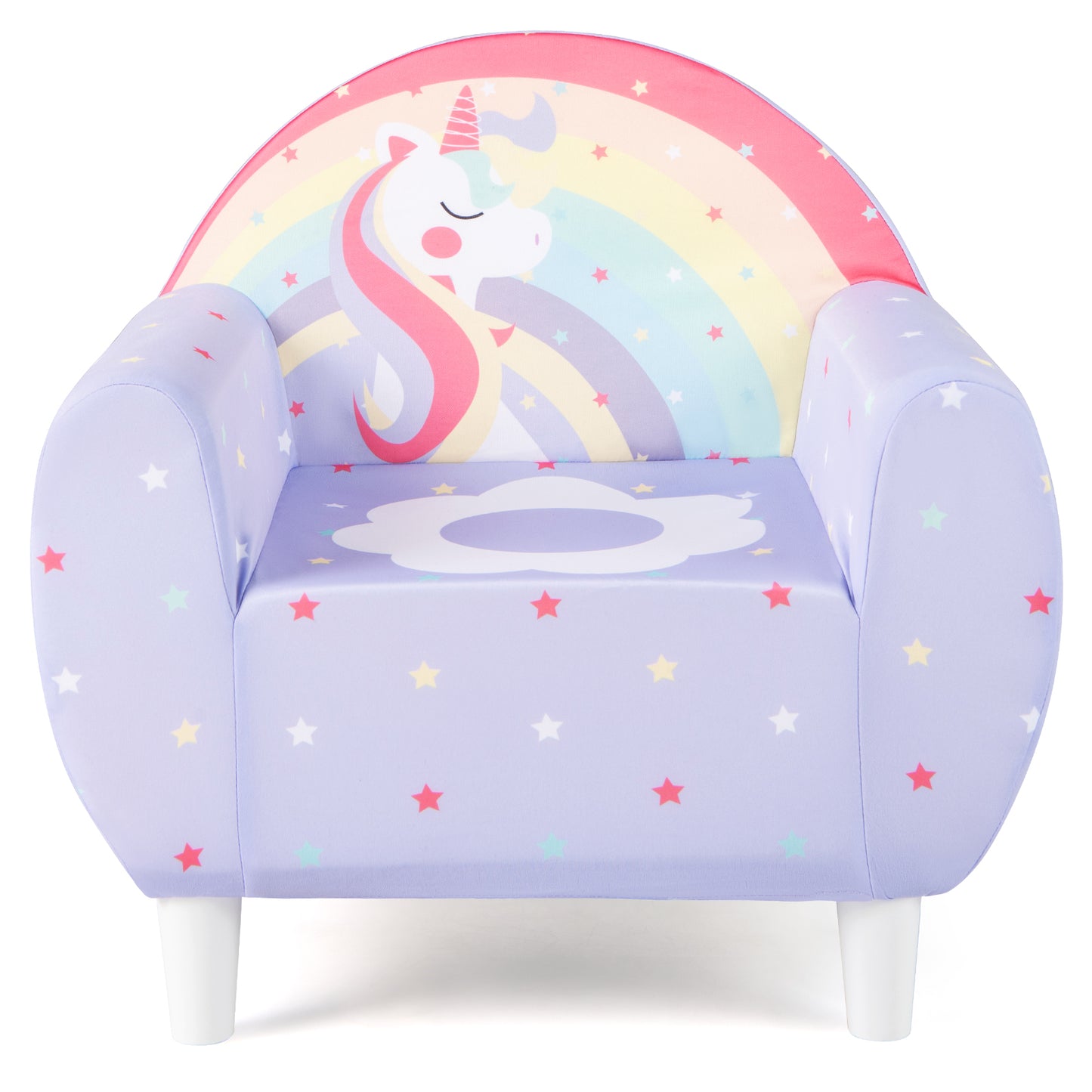 Kids Sofa Chair with Unicorn Pattern and Armrests