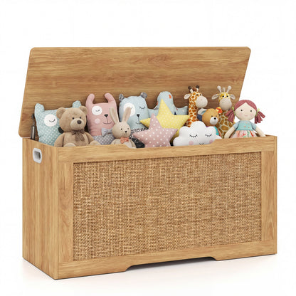 Kids Storage Bench 40 Inch Toy Box with Flip Top and Handles