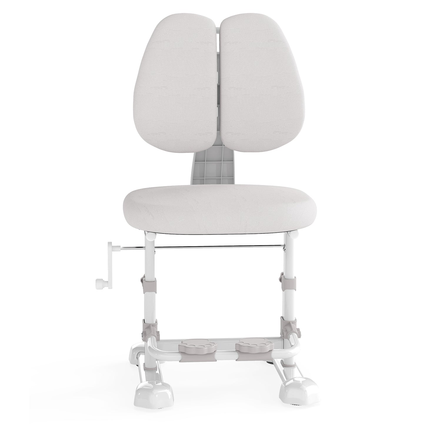 Adjustable Kids Study Chair with Double Backrest and Footrest