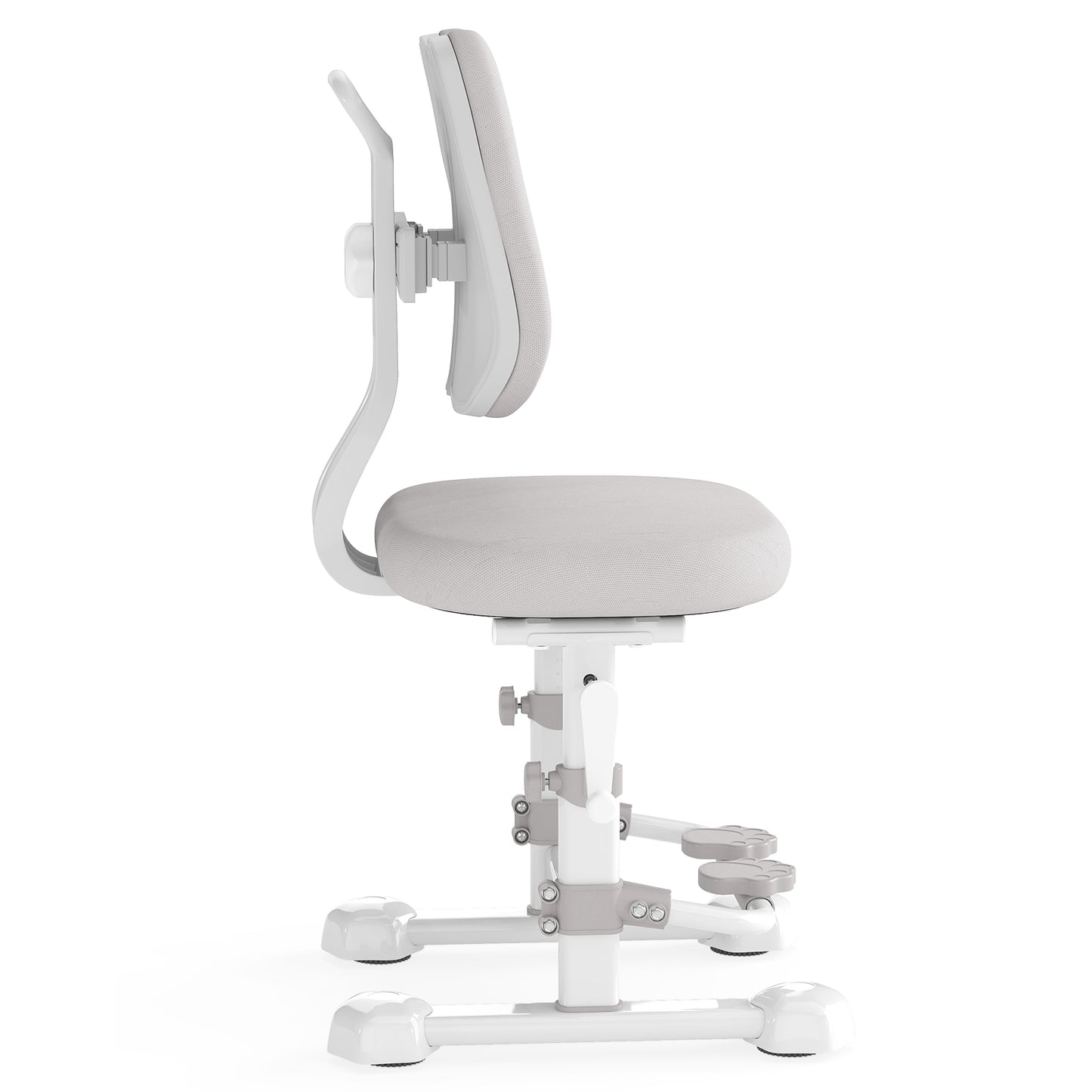 Adjustable Kids Study Chair with Double Backrest and Footrest