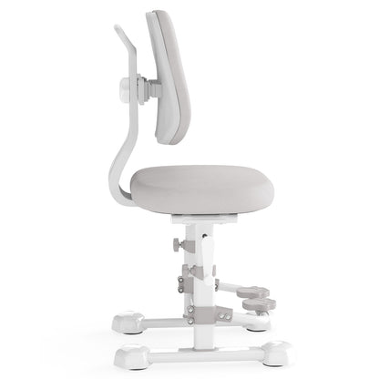 Adjustable Kids Study Chair with Double Backrest and Footrest