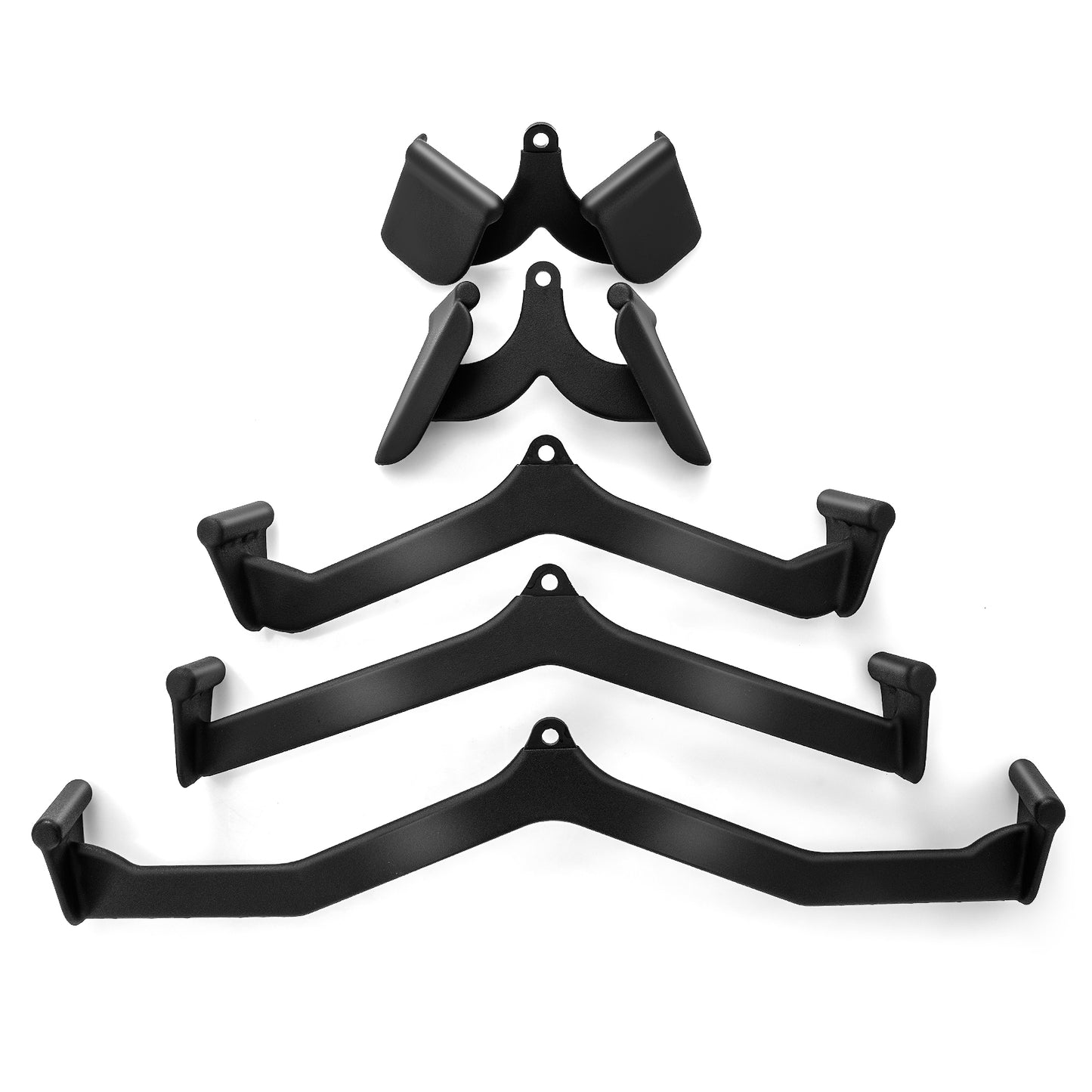 LAT Pulldown Attachment Set with 5 Grips for Home Gym