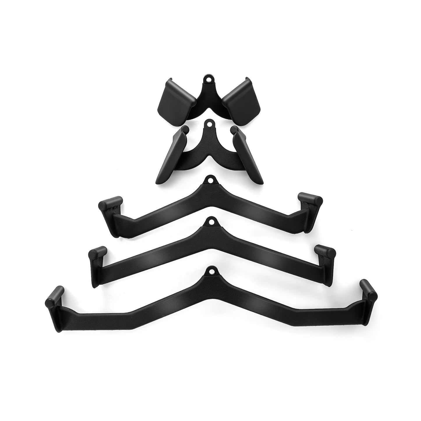 LAT Pulldown Attachment Set with 5 Grips for Home Gym