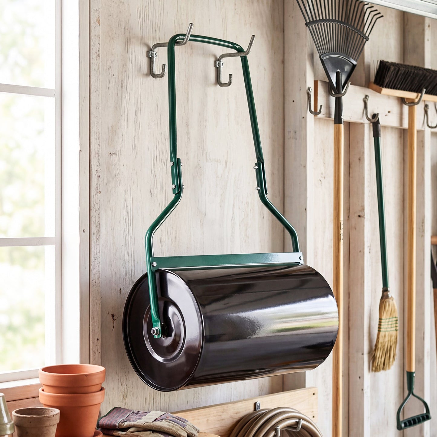 12 Gallon Lawn Roller with U-Shape Handle