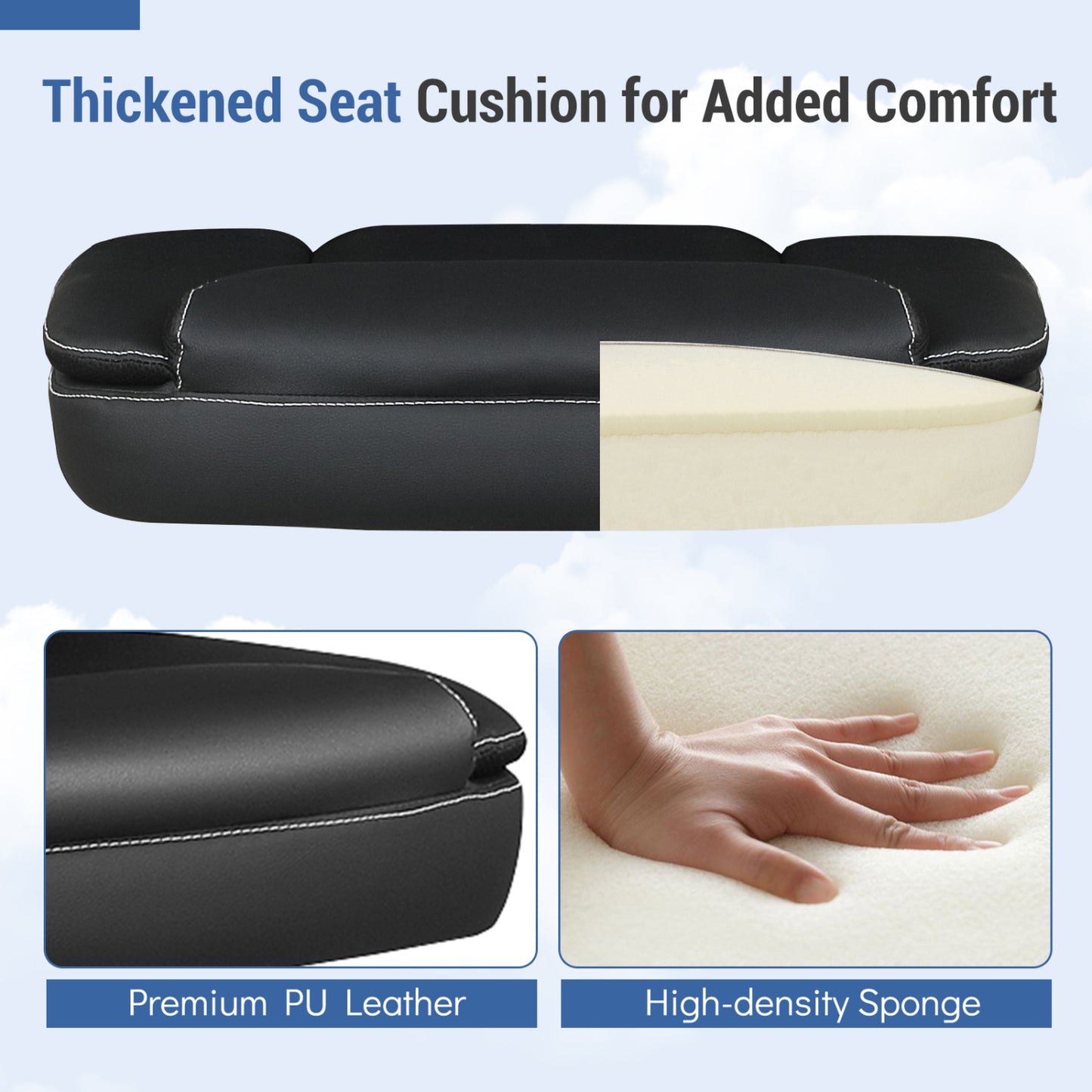 Ergonomic Office Chair with Flip-Up Armrests & Rocking