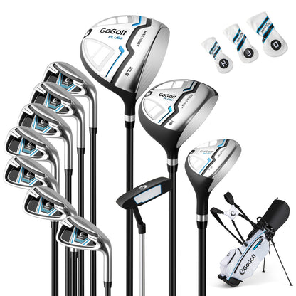 Men's Complete Golf Clubs and Bag Set-White