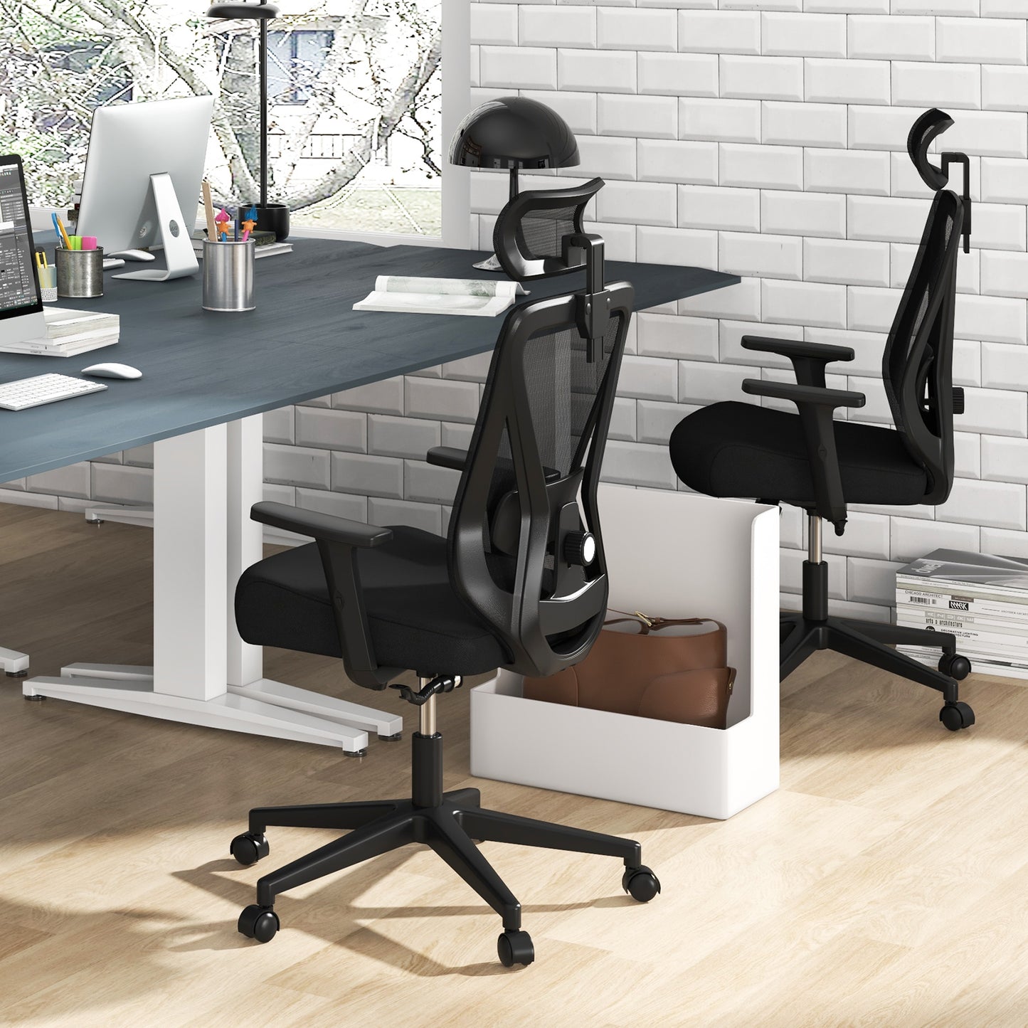 Ergonomic Mesh Office Chair with Adjustable Lumbar Support