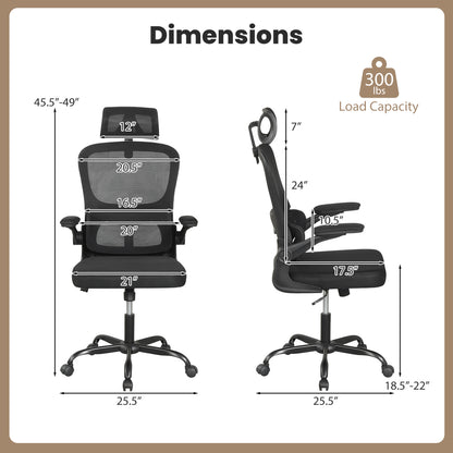 Ergonomic Mesh Office Chair with Lumbar Support