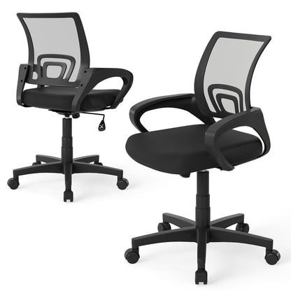 Mid-Back Mesh Office Chair with Lumbar Support