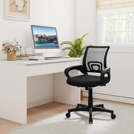 Mid-Back Mesh Office Chair with Lumbar Support