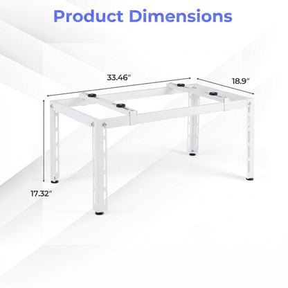 Mini Split Ground Stand Adjustable for 9000-36000 BTU Ductless Air Conditioners Heat Pump