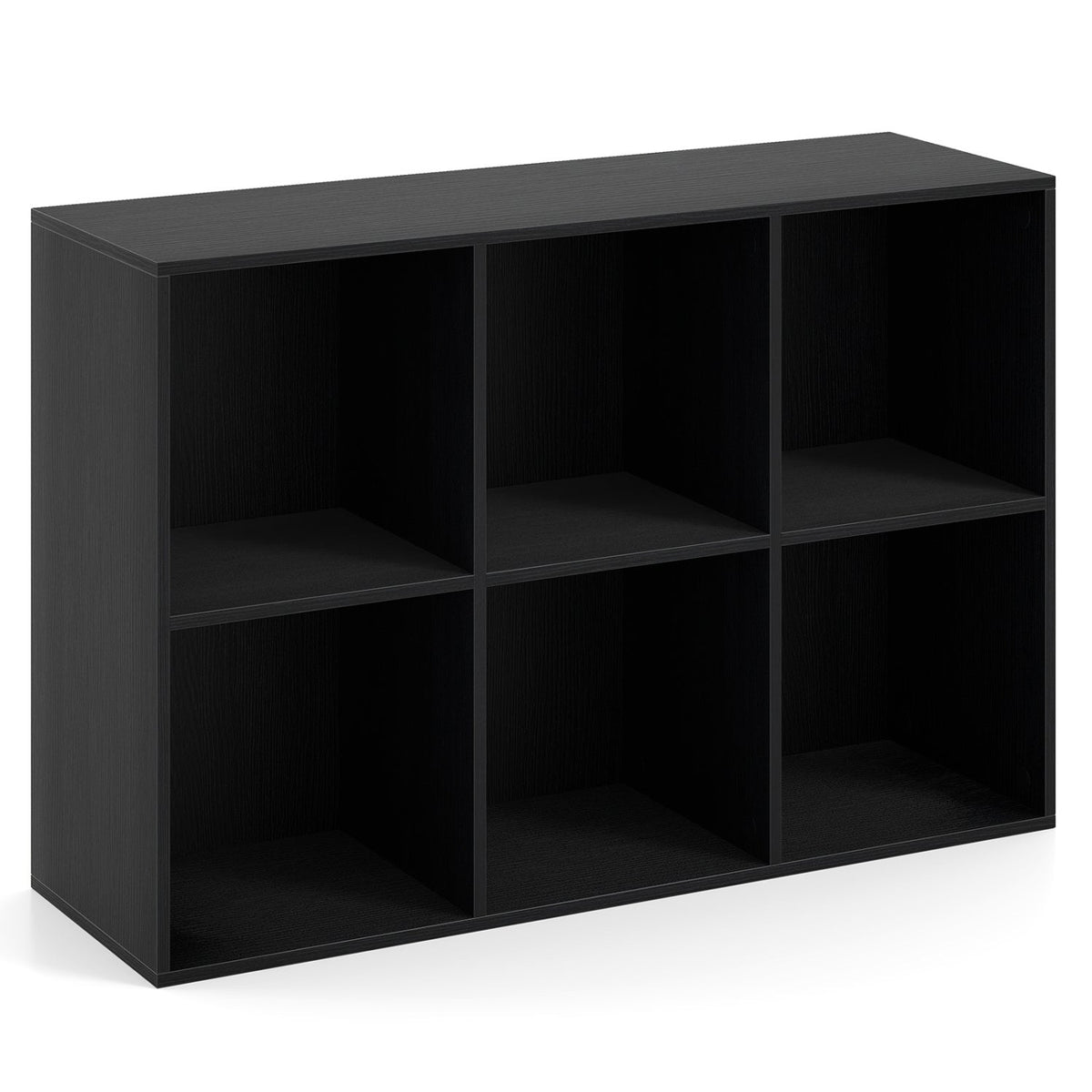 Modern 6-Cube Bookcase with Anti-tipping Kits for Bedroom Living Room-White