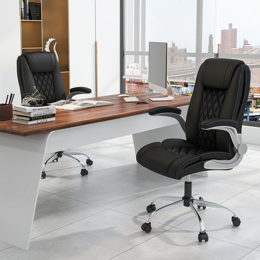 Executive Office Chair with Adjustable Headrest & Rocking Function