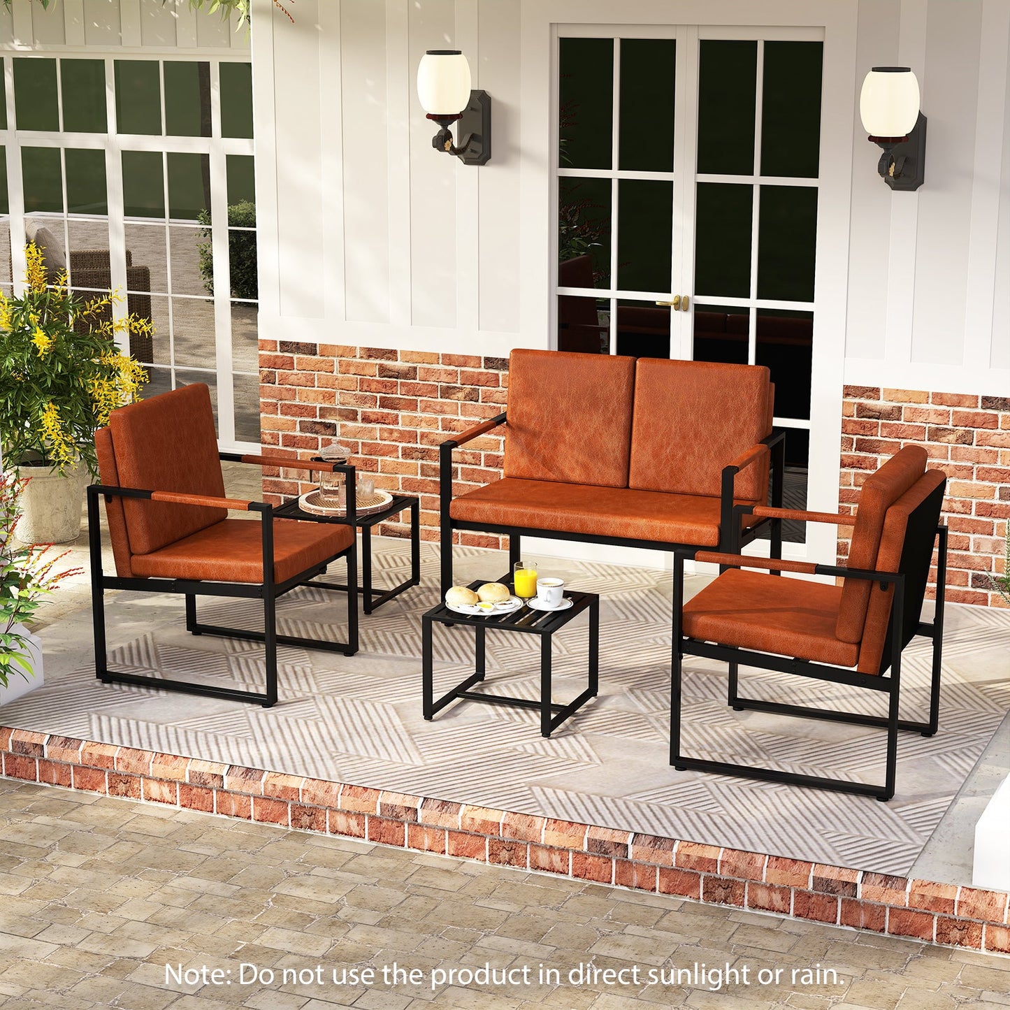 Modern Loveseat Sofa 2 Seater Small Couch