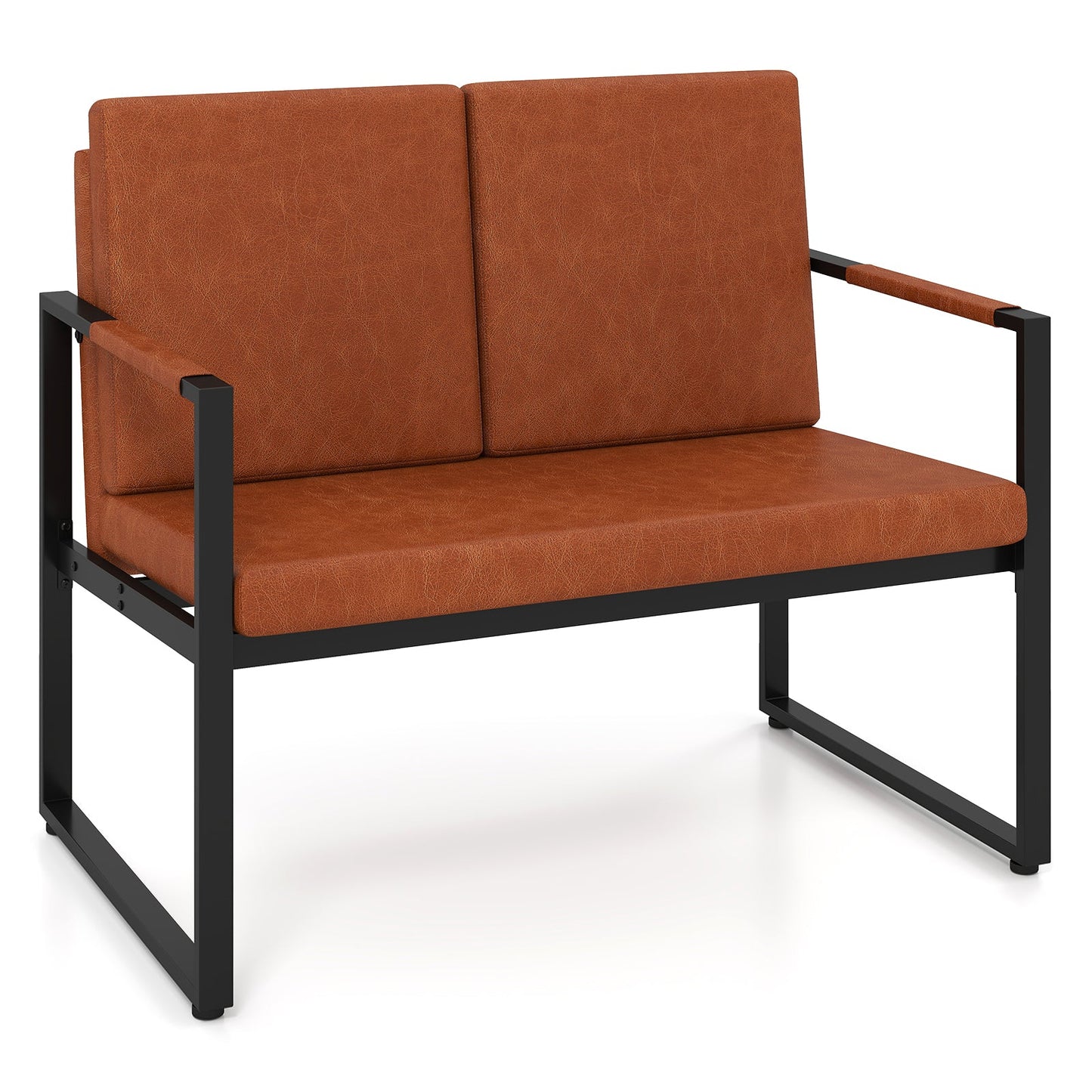 Modern Loveseat Sofa 2 Seater Small Couch