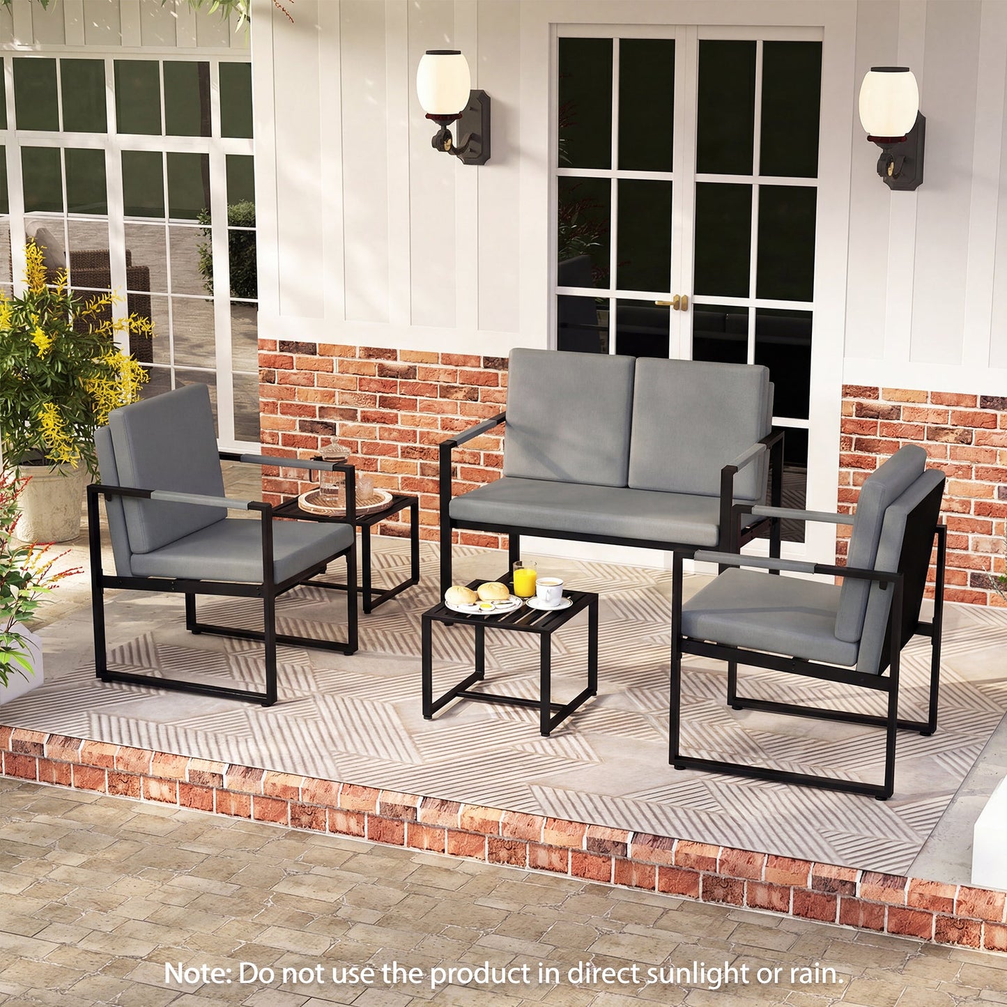 Modern Loveseat Sofa 2 Seater Small Couch