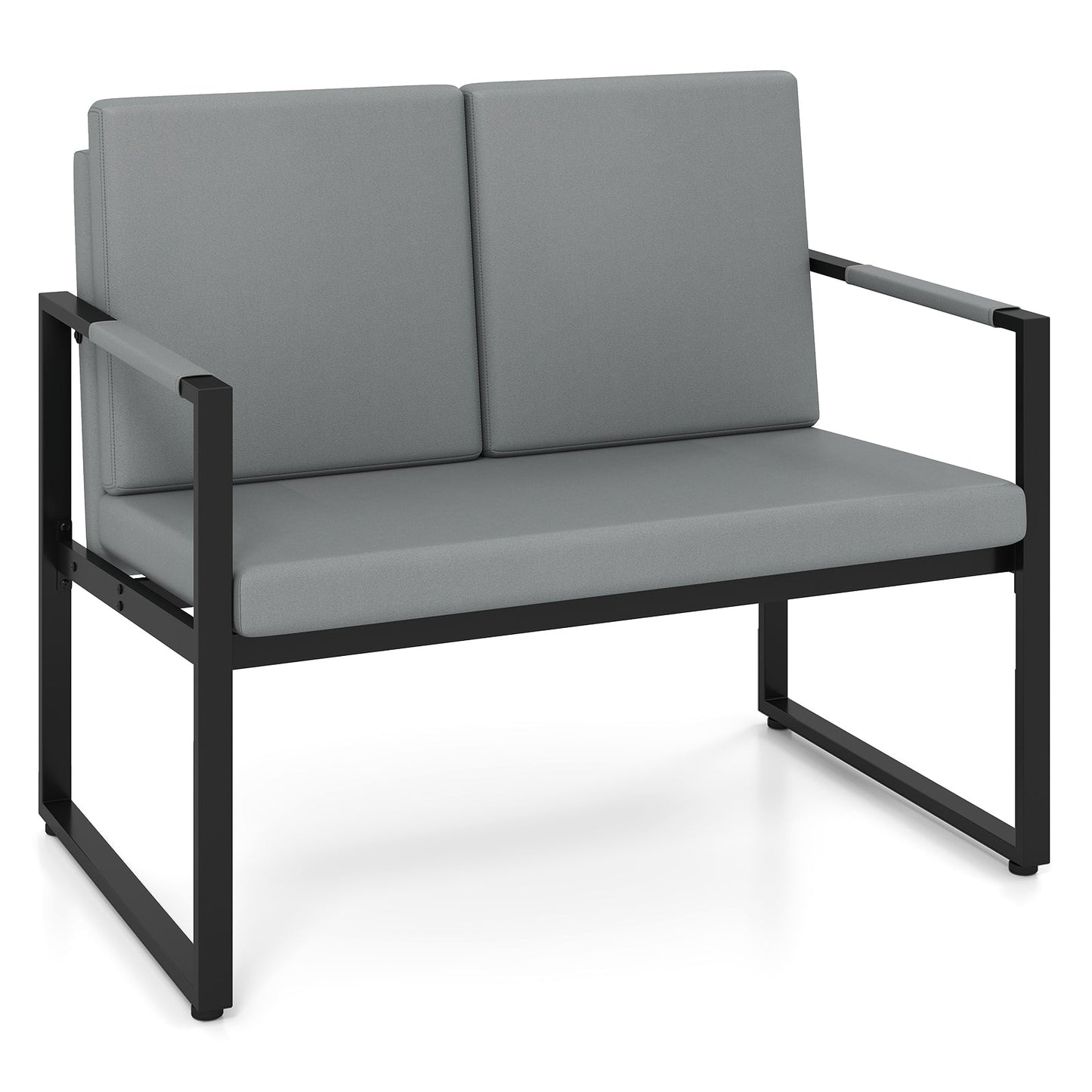 Modern Loveseat Sofa 2 Seater Small Couch