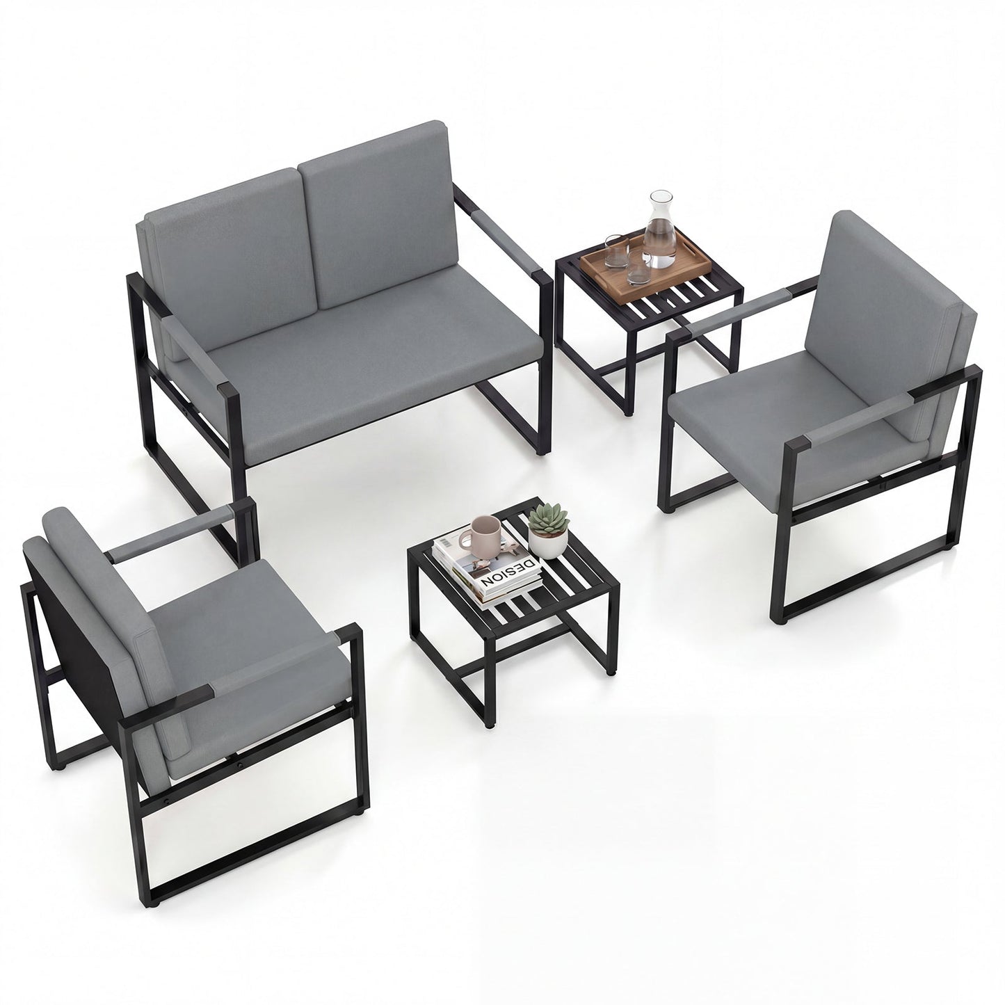 Modern Loveseat Sofa 2 Seater Small Couch