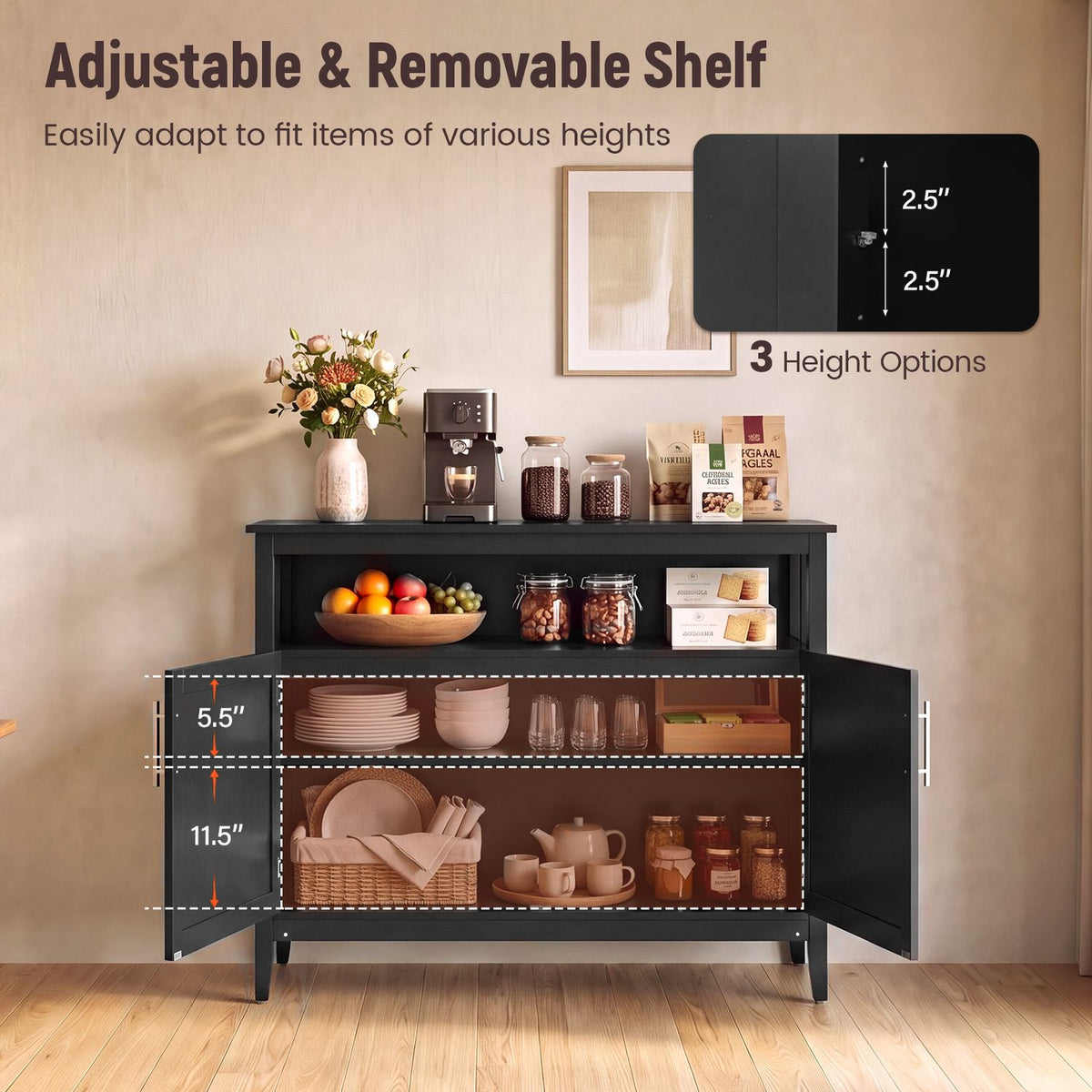 Modern Practical and Beautiful Wooden Kitchen Lockers with Large Storage Space