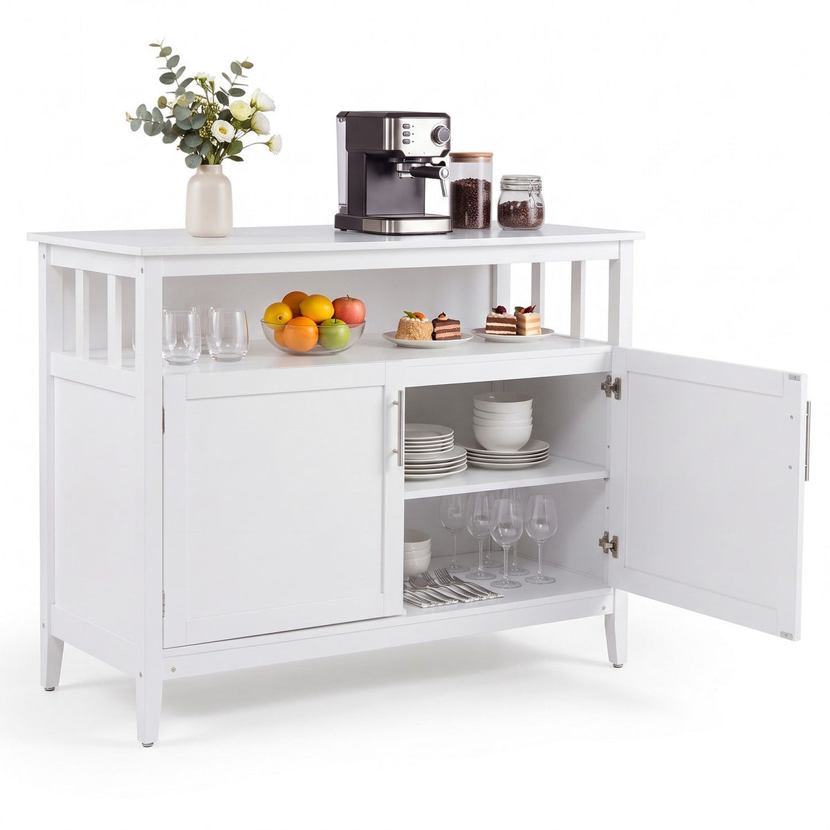 Modern Practical and Beautiful Wooden Kitchen Lockers with Large Storage Space