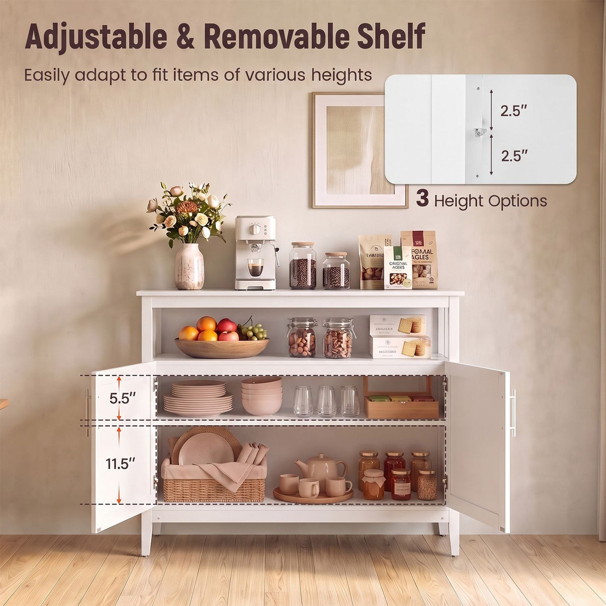 Modern Practical and Beautiful Wooden Kitchen Lockers with Large Storage Space