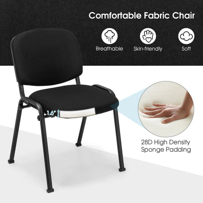 Stackable Conference Chairs Set with Padded Seats