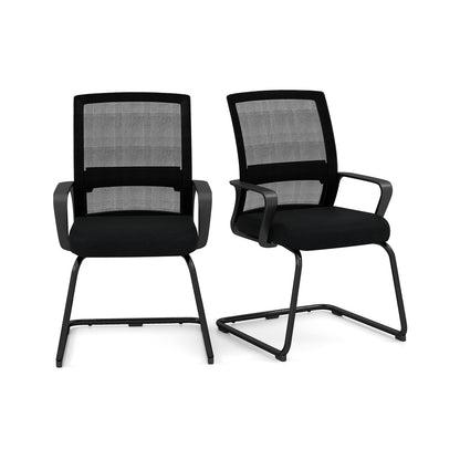 Mesh Guest Chair with Lumbar Support - 2 Pack