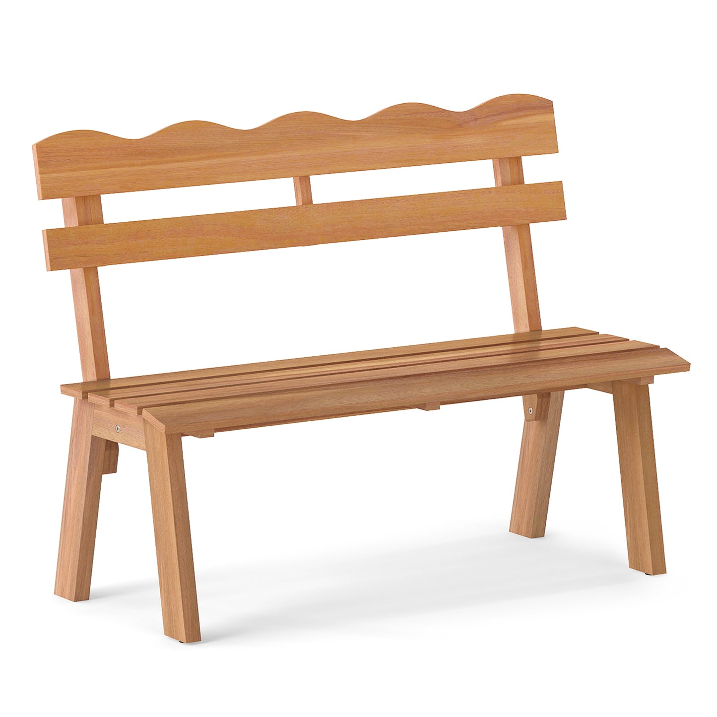Acacia Wood Garden Bench with 800 lbs Capacity
