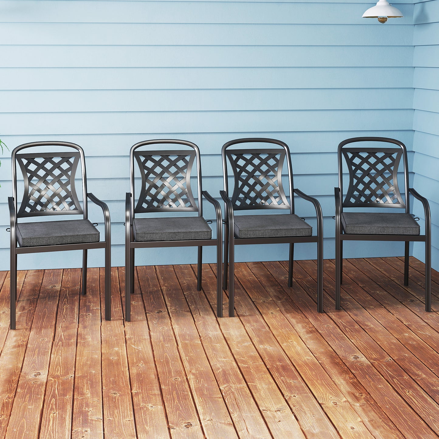 Outdoor Chair Cushions Set of 2 - Waterproof Olefin 20x20