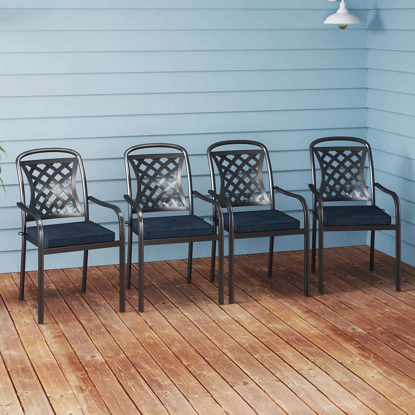 Outdoor Chair Cushions Set of 2 - Waterproof Olefin 20x20