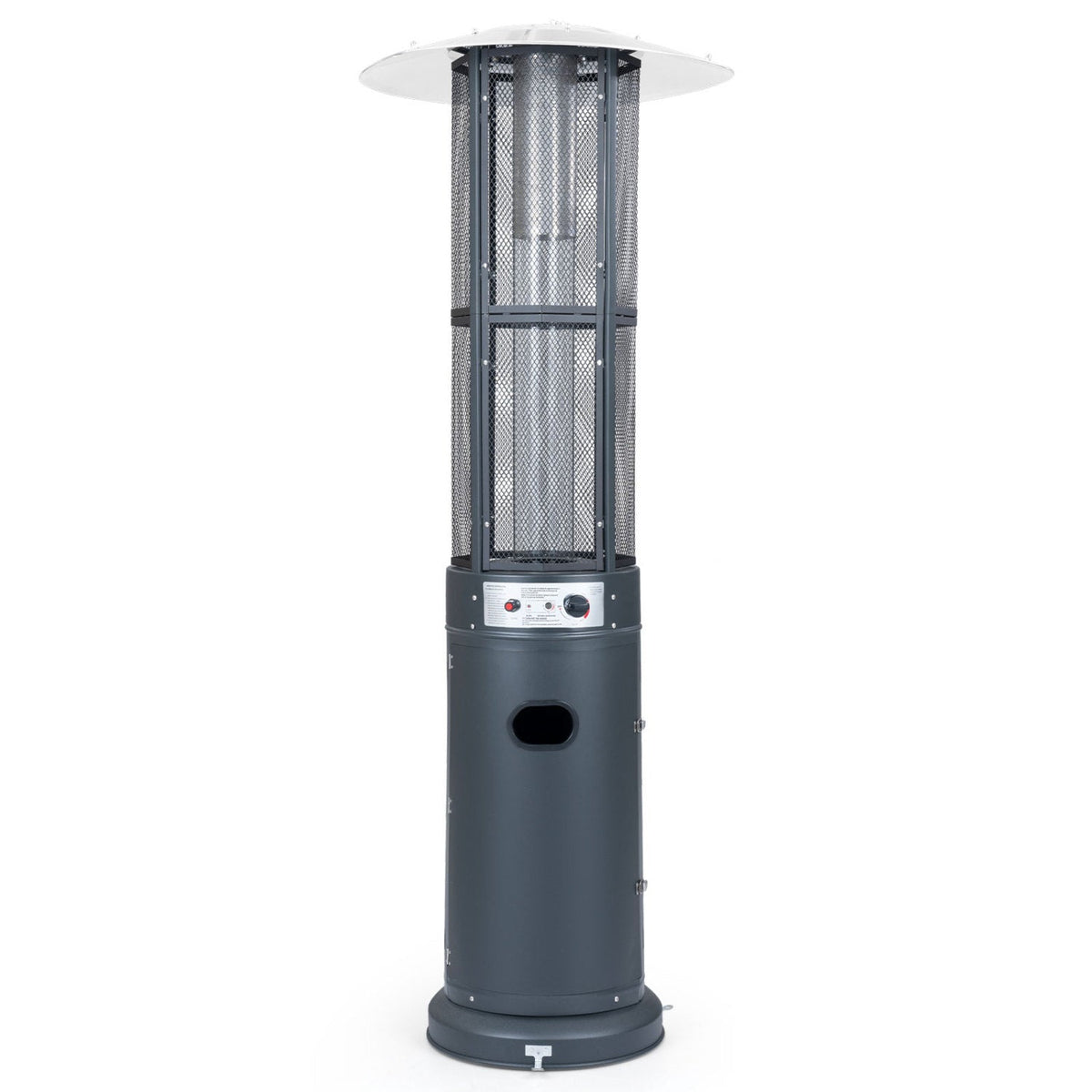 Propane Patio Heater with Glass Tube & Tilt Protection