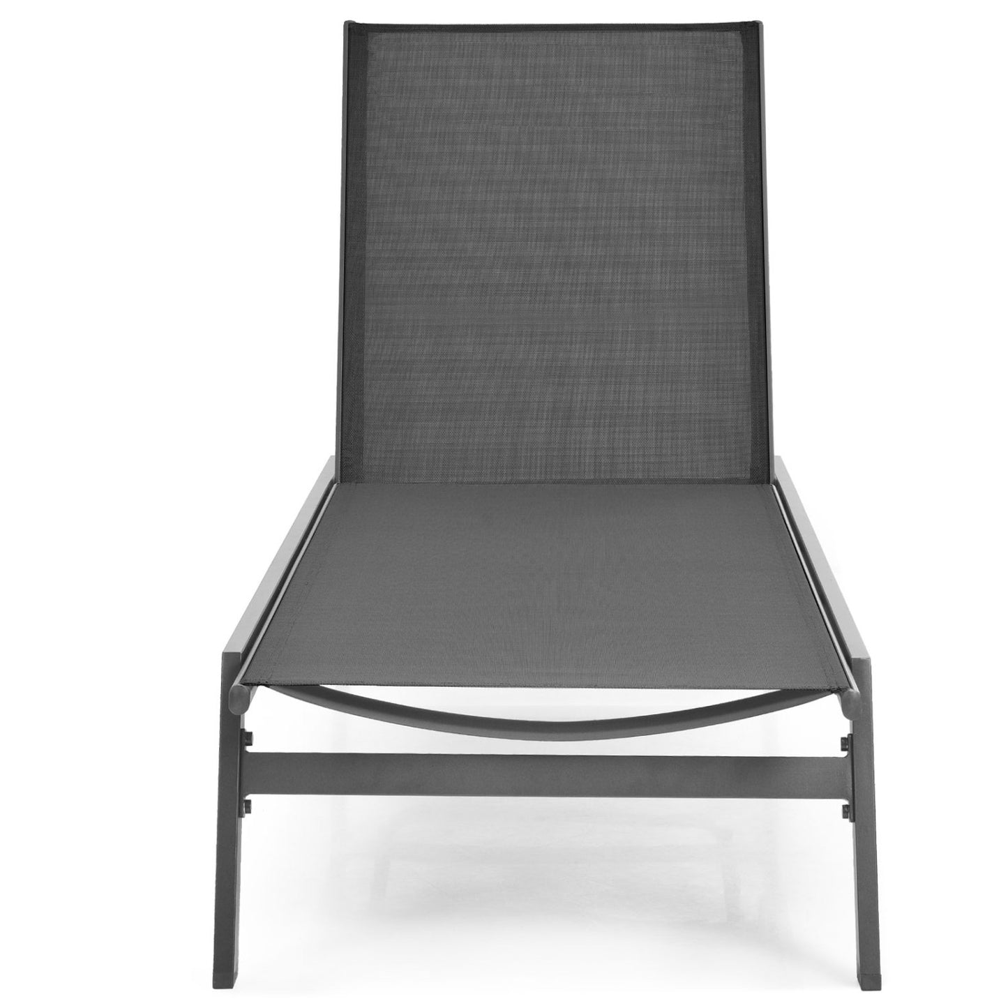 6-Position Adjustable Outdoor Chaise Lounge Chair