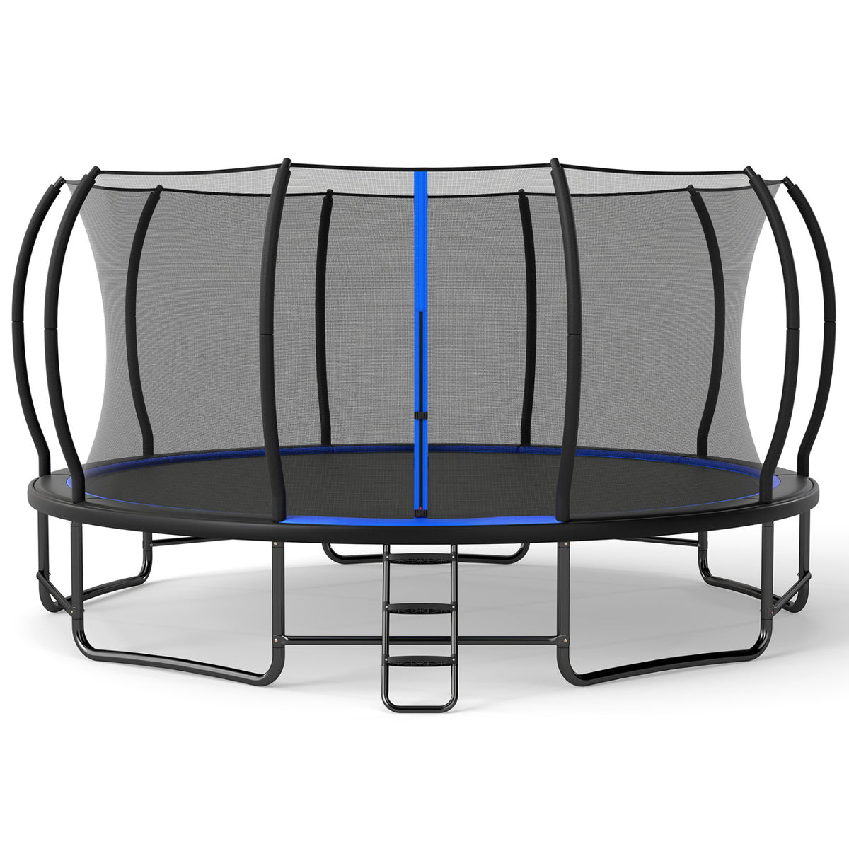 Outdoor Recreational Trampoline Giant Round Rebounder with Enclosure Net