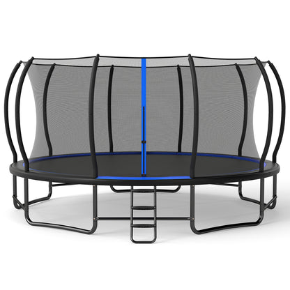 Outdoor Recreational Trampoline Giant Round Rebounder with Enclosure Net
