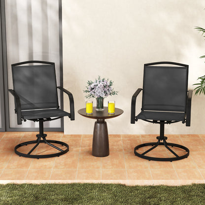 Swivel Rocking Patio Chairs Set of 2 with High Back